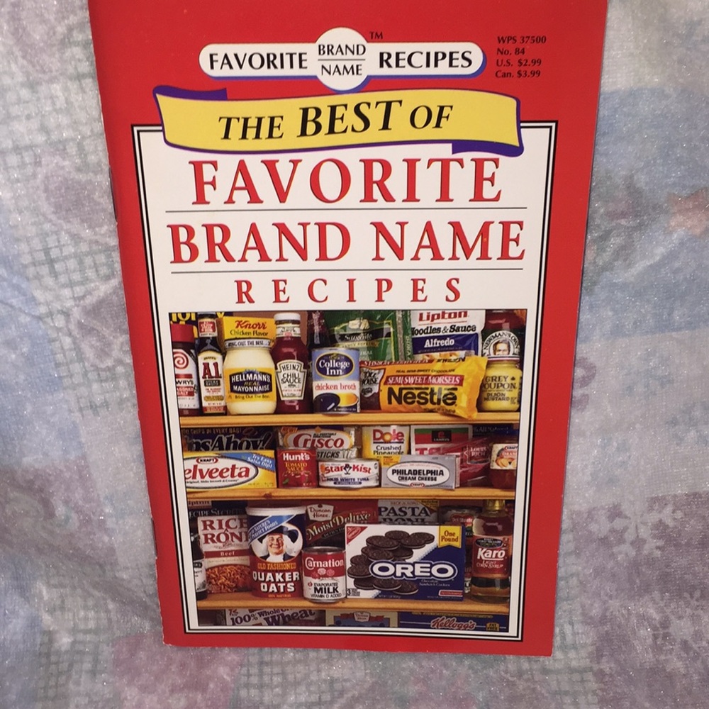 Vintage The Best of Favorite Brand Name Recipes Book